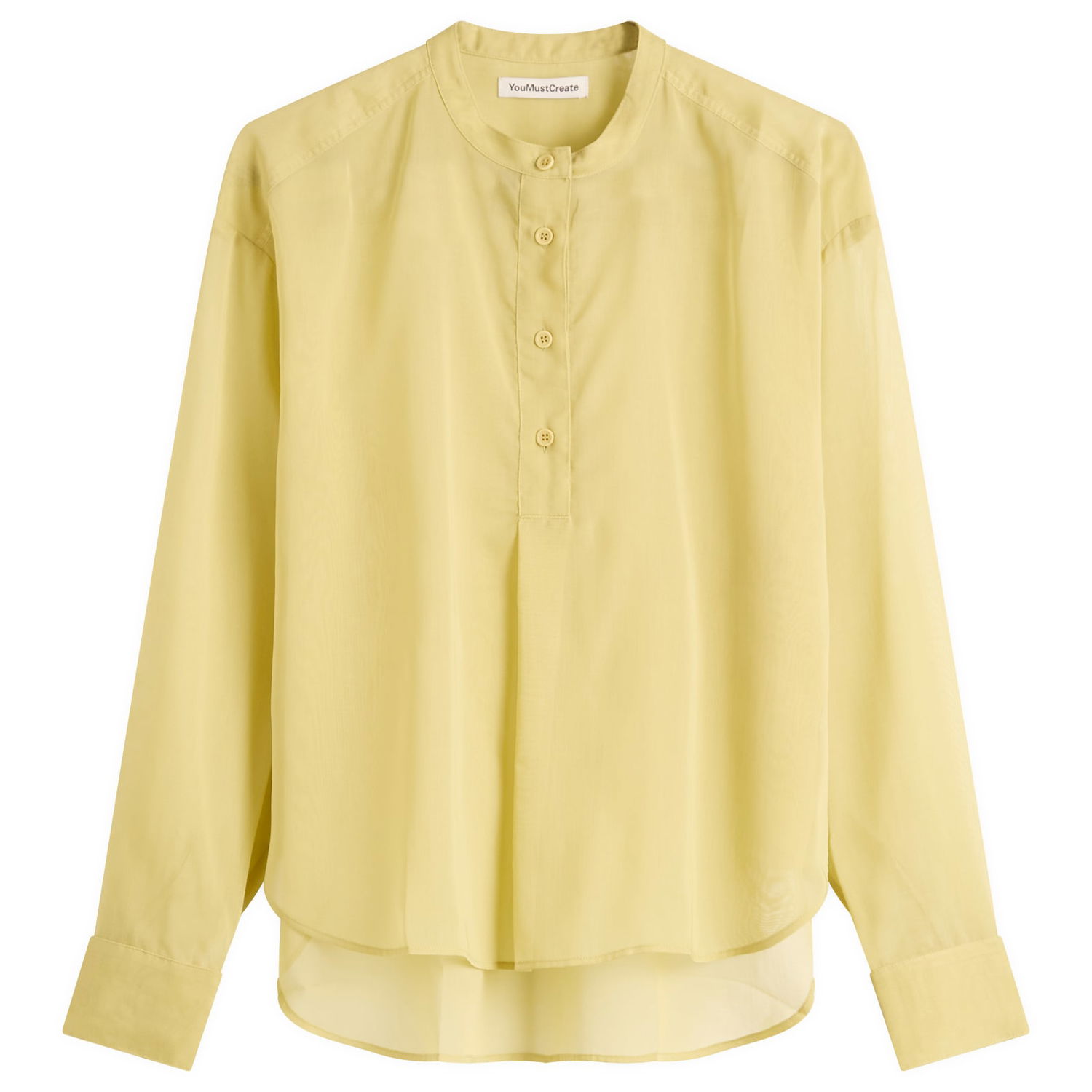 Риза YMC YMC Women's Ovelia Shirt, Size Medium Жълто | Q2YMI-30, 1
