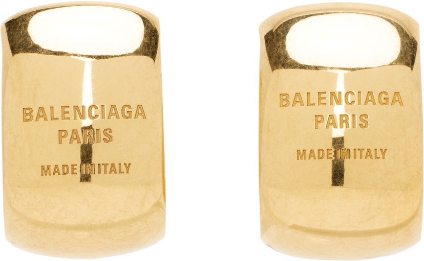 Обеци Balenciaga Plated Earrings Металик | 792838 TZ99G