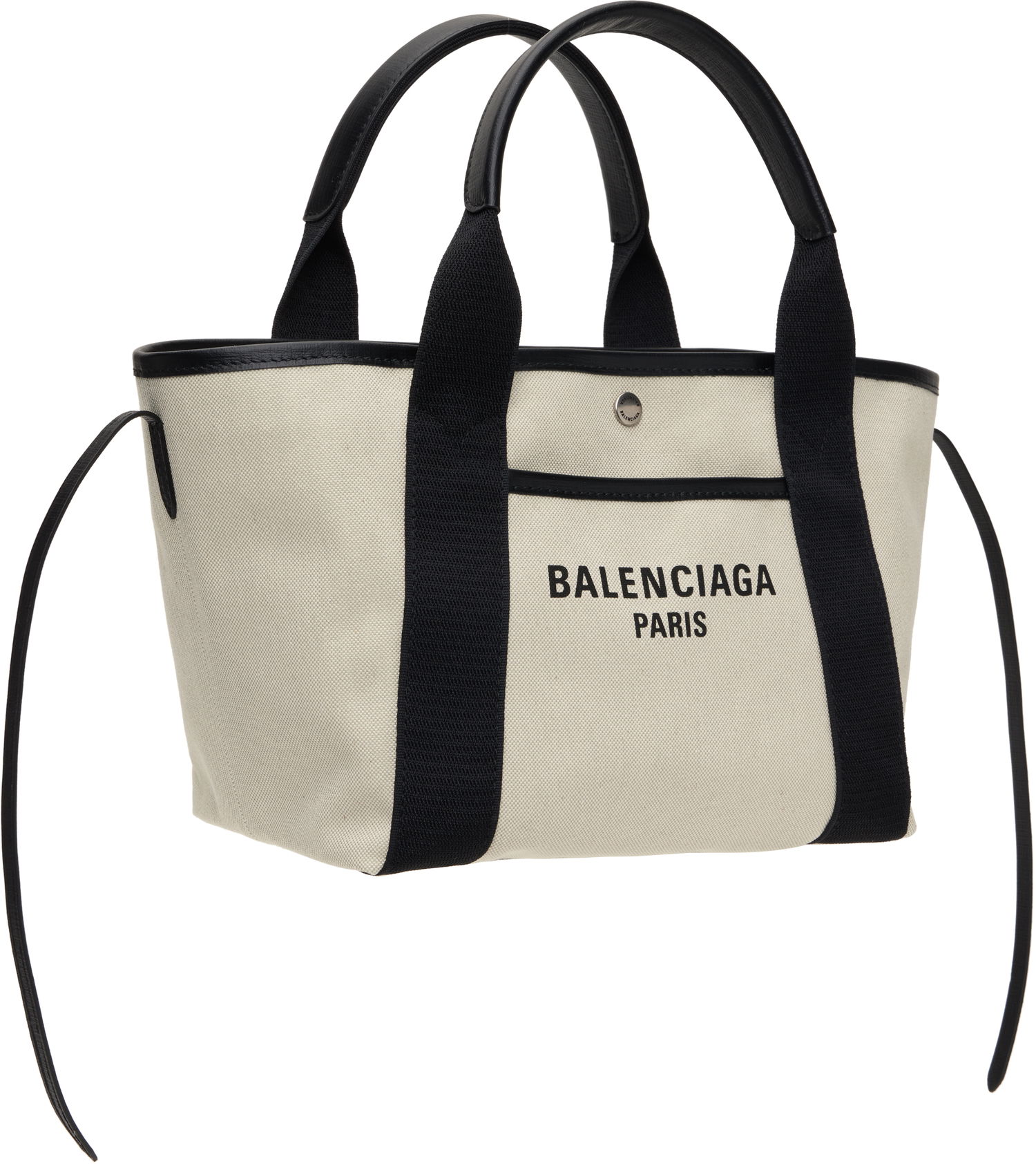Голяма пазарска чанта Balenciaga Small Canvas Tote Bag Бежово | 805118 2ABBN, 1