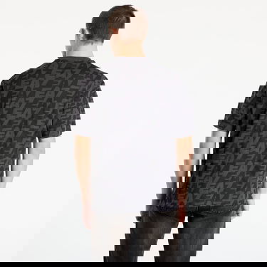 Тениска Emporio Armani T-shirt Train Logo Series Polar Logo All-Over Print Черно | 7M000980AF10378U8117, 2