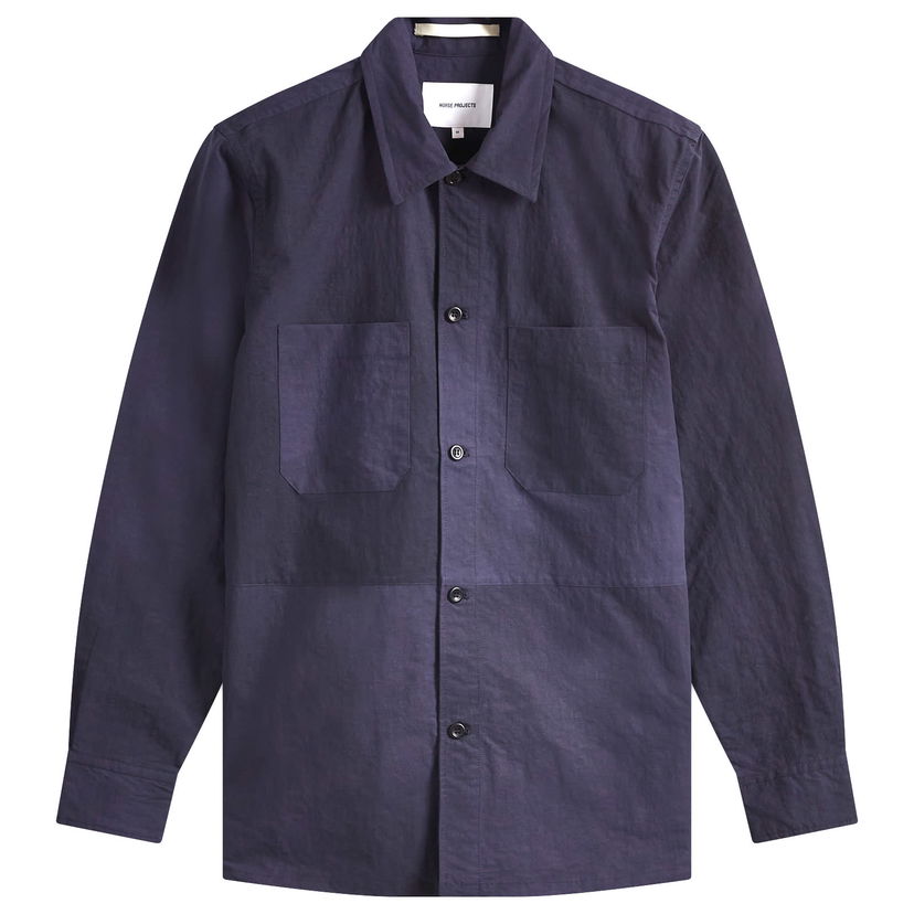 Риза NORSE PROJECTS Ulrik Wave Dye Черно | N50-0240-7004