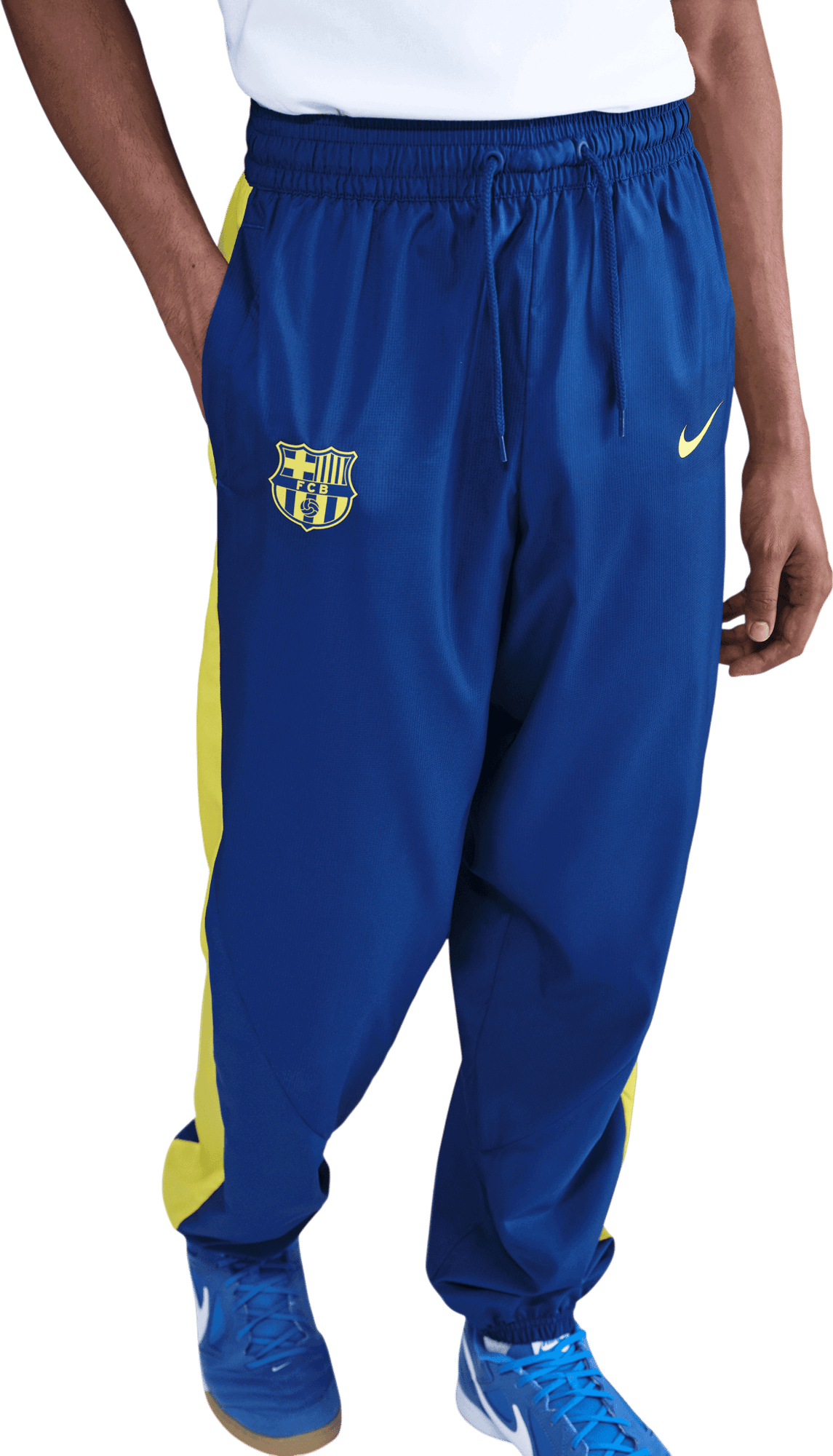 Спортни панталони Nike FC Barcelona Starting 5 Woven Track Pants Синьо | fz1282-431, 0