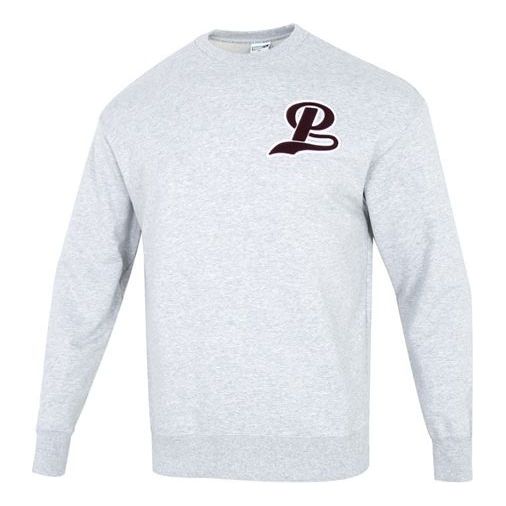 Пуловер Puma Team Crew Logo Sweatshirt Сиво | 539268-04