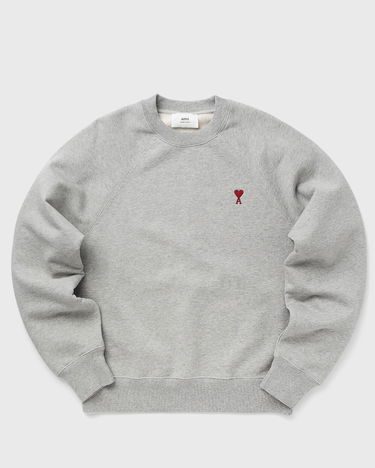 Суитчър AMI Paris RED DE COEUR SWEATSHIRT Сиво | BFUSW005.747-0951, 2