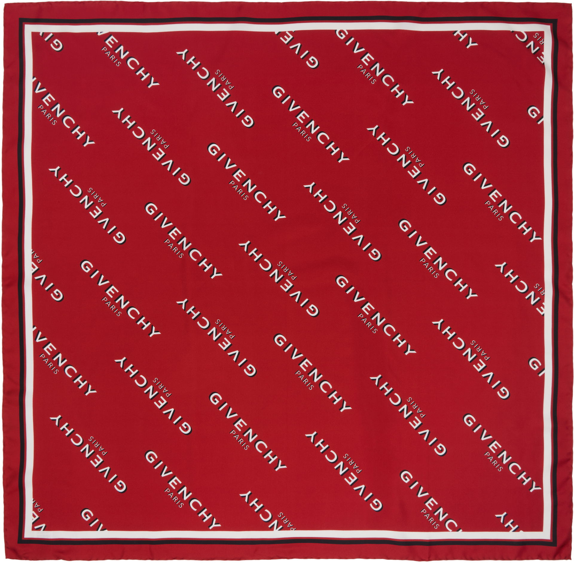 Givenchy Shadow Square Scarf, 0