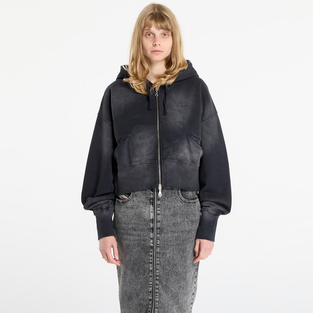 Dime Cropped Zip Hoodie