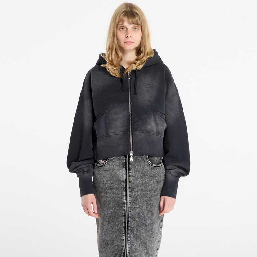 Суитчър Dime Dime Cropped Zip Hoodie Черно | DIMEFA2511BLK