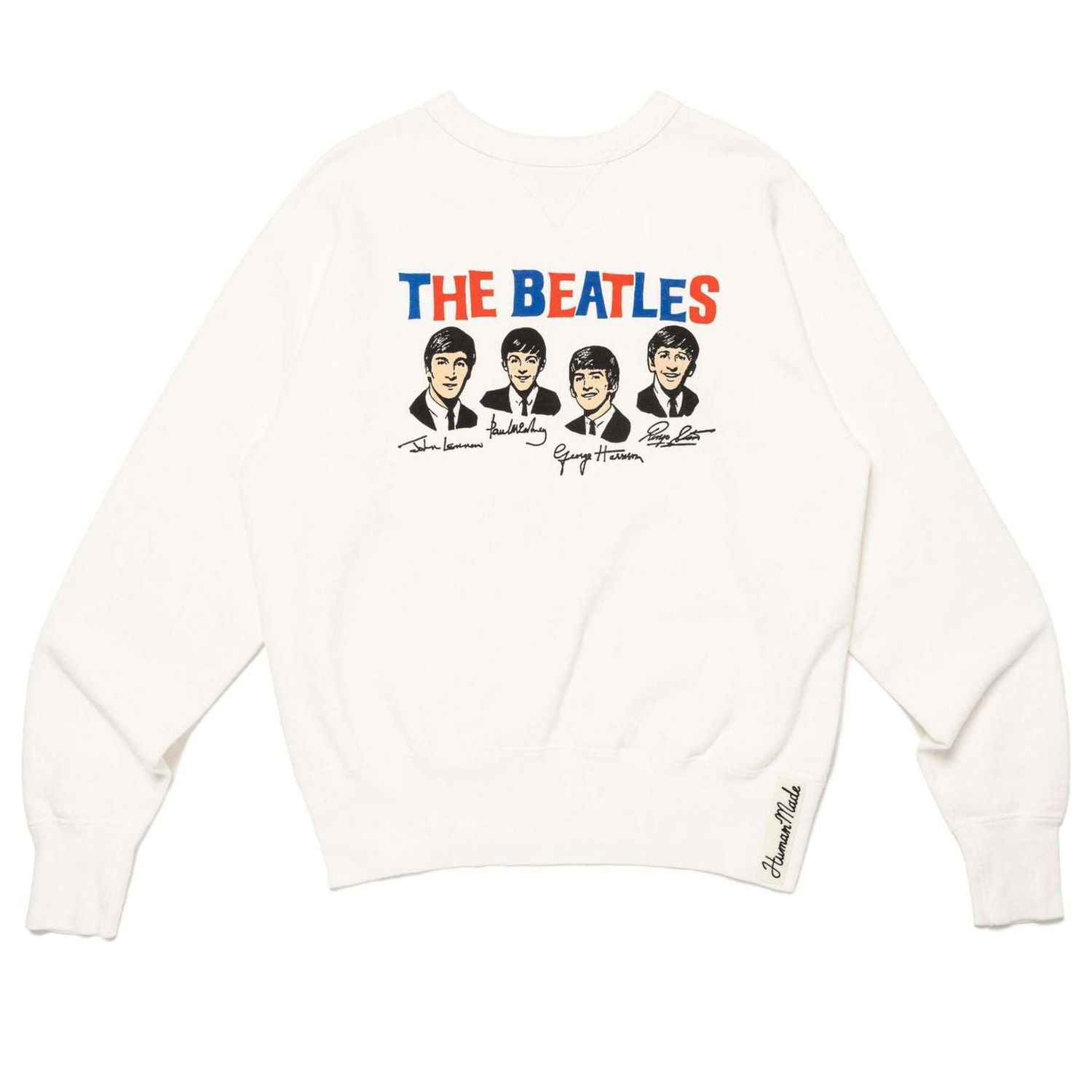 Суитчър Human Made Beatles Print Sweatshirt Бяло | HM27CS034, 0