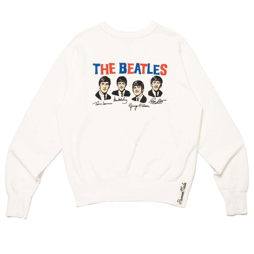 Суитчър Human Made Beatles Print Sweatshirt Бяло | HM27CS034