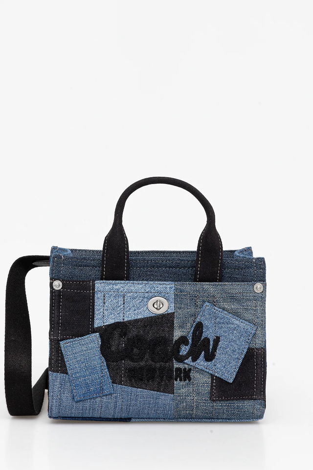 Coach Denim Patchwork Tote Bag