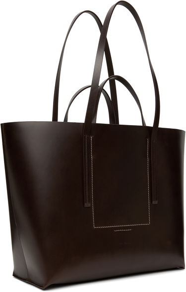 Голяма пазарска чанта Rick Owens Rick Owens Hollywood Shopper Tote Кафяво | RA01E0662 LGEL, 1