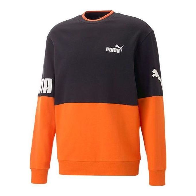 Пуловер Puma Power Colorblock Crew Long Tee Оранжево
 | 676666-23, 0