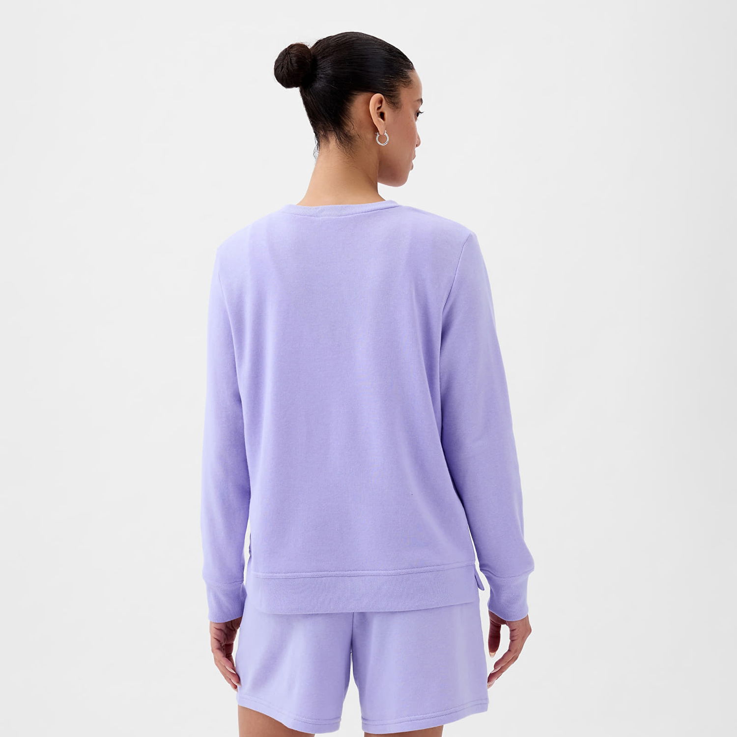 Суитчър GAP Logo Sweatshirt Fresh Lavender Лилаво | 885586-02, 1