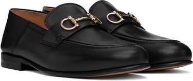Кецове и обувки FERRAGAMO Salvatore Ferragamo Gancini Ornament Mule Loafers Черно | 758468, 3