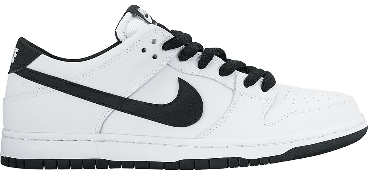 Кецове и обувки Nike SB SB Dunk Low IW White Black Бяло | 819674-101, 0