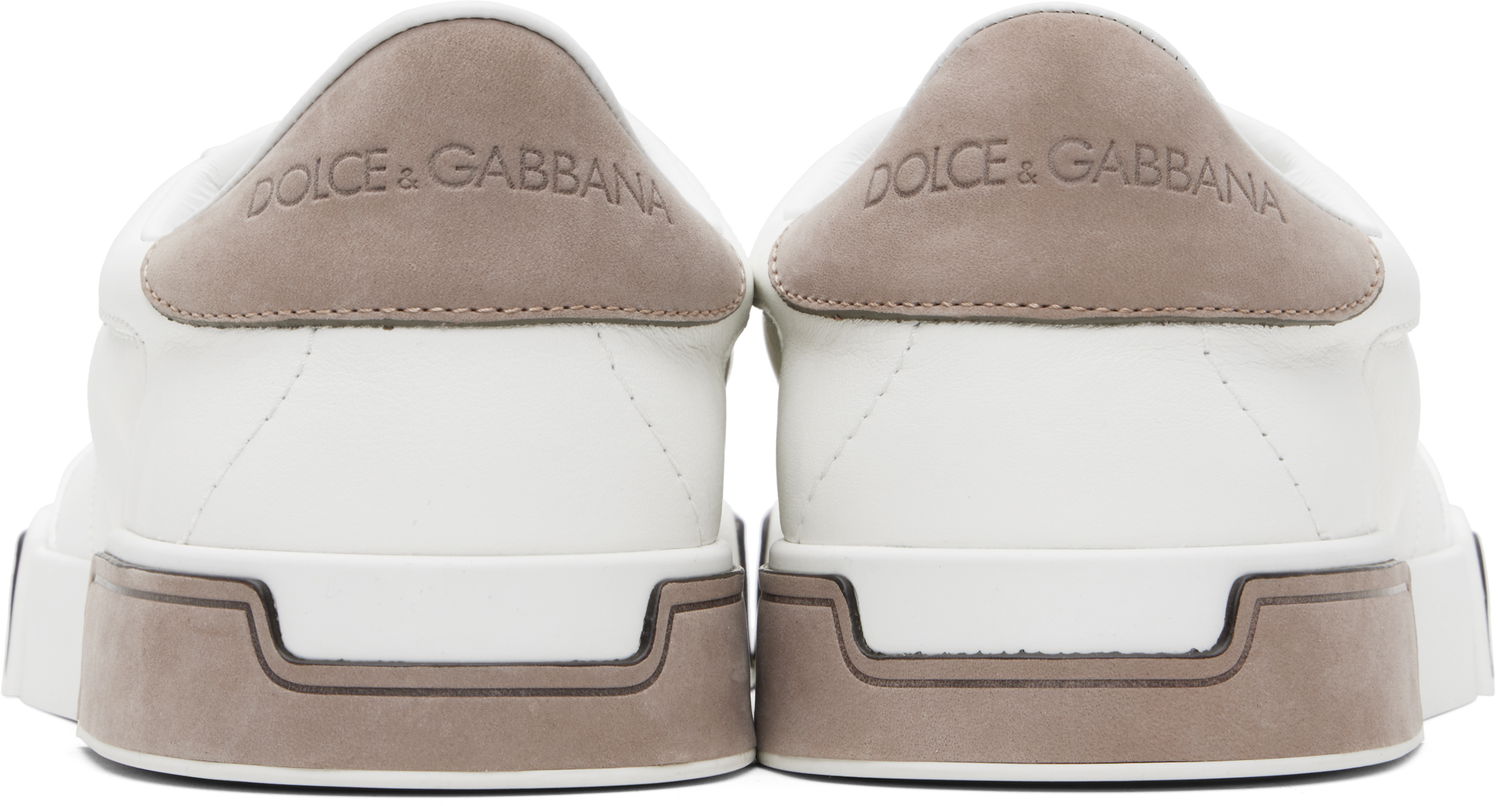 Кецове и обувки Dolce & Gabbana Calfskin Portofino Yacht Бяло | A20190A66A78 8S375, 1