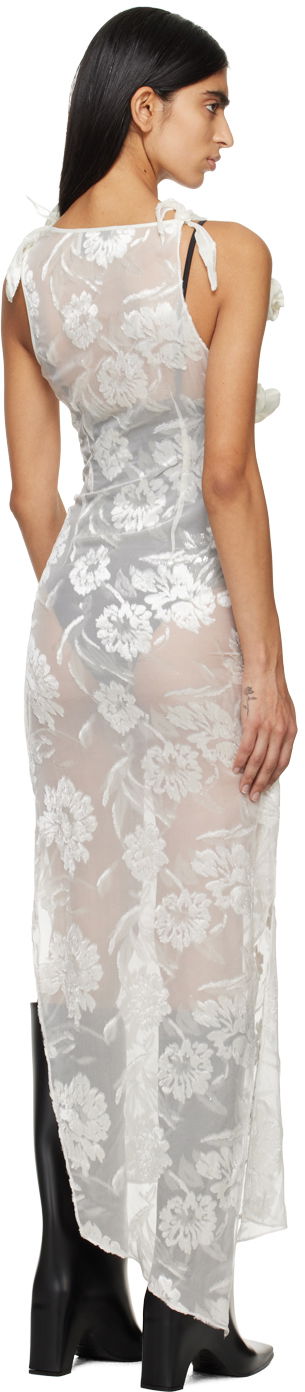 Pокля Coperni Coperni Exclusive Floral Maxi Dress Бяло | COPR44049, 2