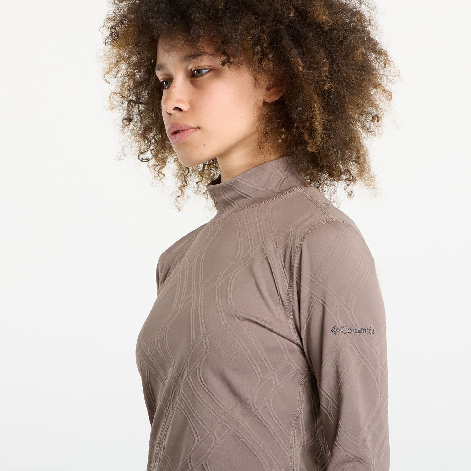 Тениска Columbia Granite Point™ LS Turtleneck Top with Embossed Pattern Бежово | 2141891254, 1
