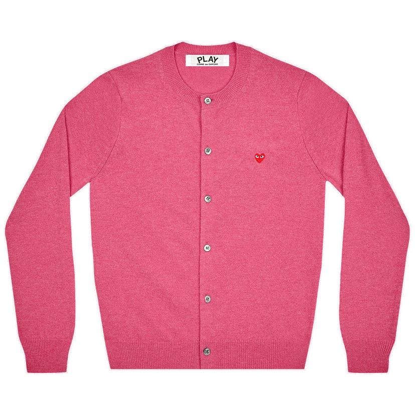 Пуловер Comme des Garçons PLAY Cardigan Розово | AZ N079 051 4