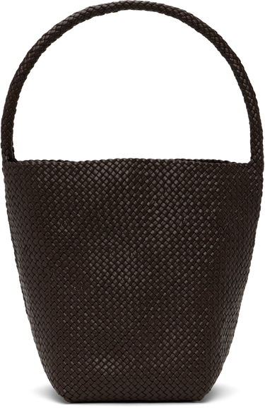 Голяма пазарска чанта The Row The Row Medium Woven Tote Bag Кафяво | W1744-WL60, 0