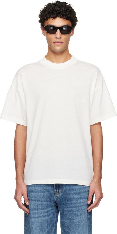 Тениска Fear of God ESSENTIALS Holiday Embroidered Essential T-shirt Бяло | 125HO254282F, 0