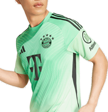 Фланелка adidas Performance FC Bayern 25/26 Goalkeeper Jersey Зелено | JN8509, 3