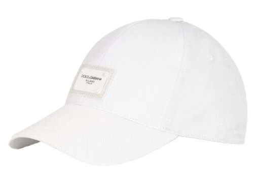 Шапка с козирка Dolce & Gabbana Branded Plate Baseball Cap White Бяло | GH590AFUFJRW0800, 0