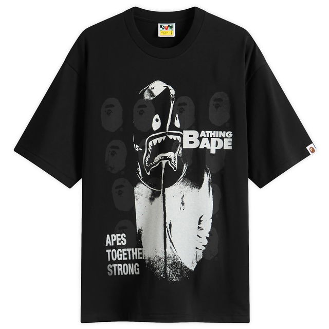 A Bathing Ape Spray Paint Multi Logo T-Shirt, Size Small