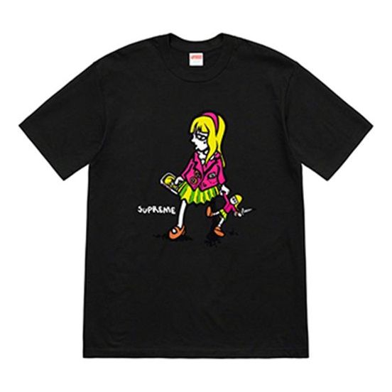 Тениска Supreme Suzie Switchblade Graphic Short Sleeve T-Shirt Черно | SUP-SS19-726, 0