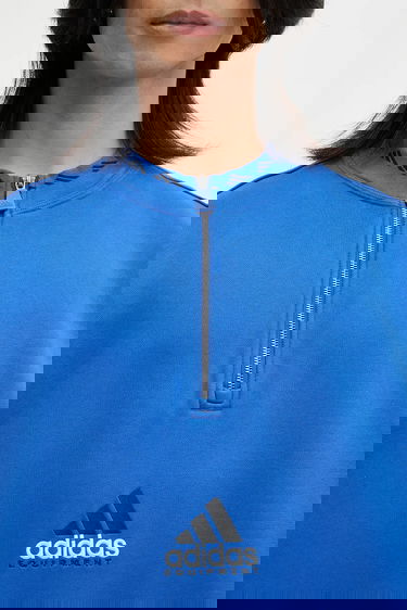 Суитчър adidas Originals adidas Originals EQT Fleece HZ Half-Zip Sweatshirt Синьо | JD0643, 3