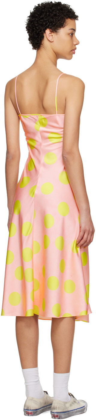Pокля ERL Polka Dot Midi Slip Dress Розово | ERL06O105, 2