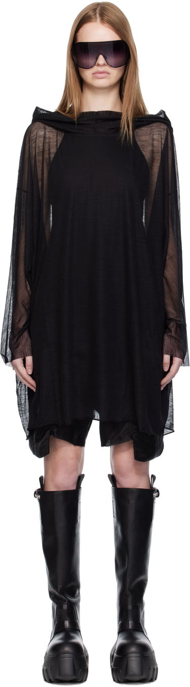 Суитчър Rick Owens Rick Owens Concordians Hooded Tunic Черно | RP02E4536 JWR, 0