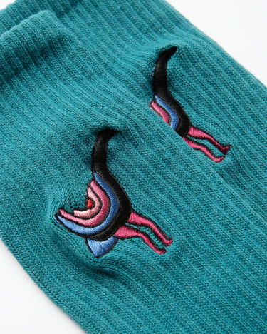 Чорапи By Parra Angry duck crew socks Зелено | 52466, 1