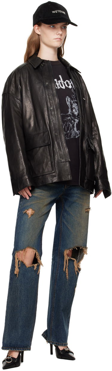 Дънки We11done Distressed Jeans Синьо | WD-DP2-24-328-W-BL, 3
