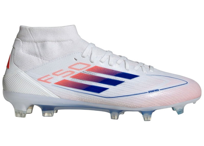 Кецове и обувки adidas Performance F50 Pro Mid-Cut FG Бяло | ID9187, 0