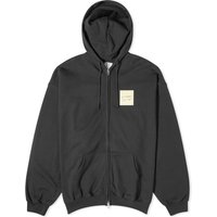 Суитчър VETEMENTS Sticker Logo Zip Hoodie Черно | UE64HD140B, 1
