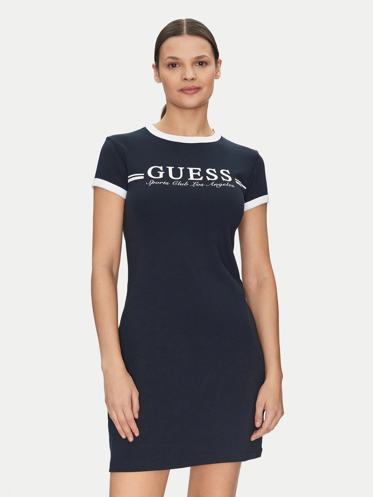 Pокля GUESS Guess Active Short Sleeve Dress Тъмно синьо | V5GK02KCQX1-A71W, 0