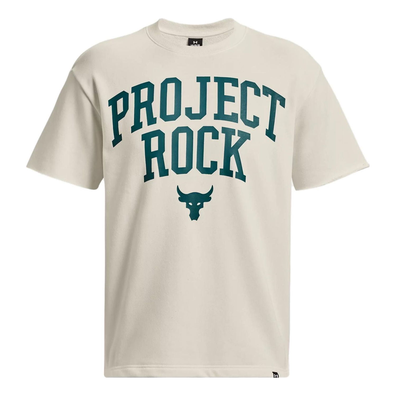 Тениска Under Armour Project Rock Heavyweight Terry Short Sleeve T-Shirt Бежово | 1377435-130, 0