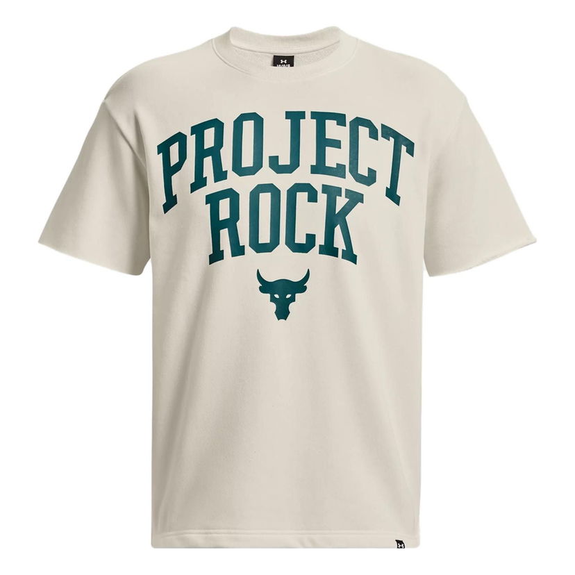 Тениска Under Armour Project Rock Heavyweight Terry Short Sleeve T-Shirt Бежово | 1377435-130
