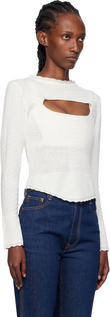 Съкратен топ Vivienne Westwood Vivienne Westwood Maria Corset Top Бяло | 1803006L-Y0006-, 1