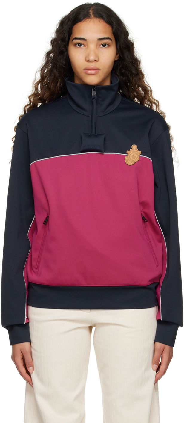 Суитчър Moncler x Genius 1 x JW Anderson Track Sweatshirt Тъмно синьо | I109E8G00004M2683, 0