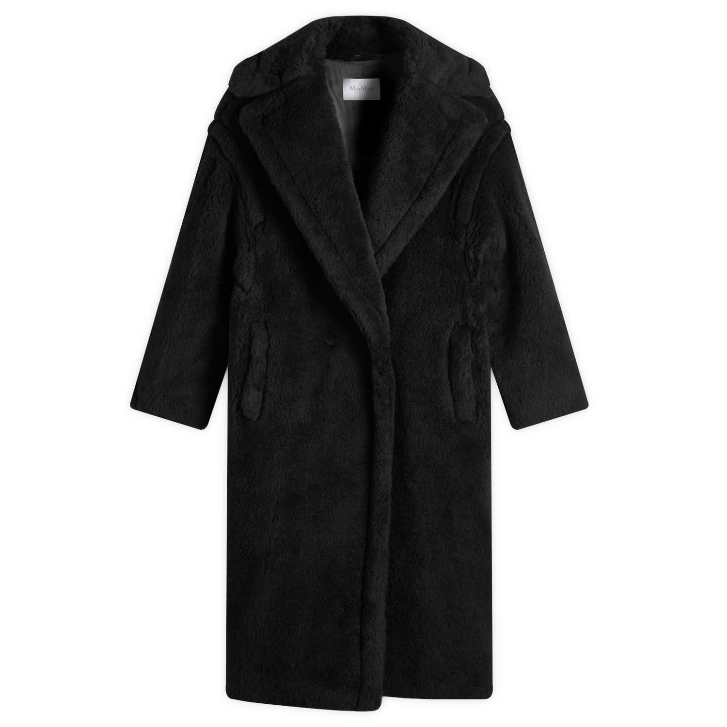 Палта Max Mara Maxi Faux Fur Coat Черно | 2421016042600-008, 1