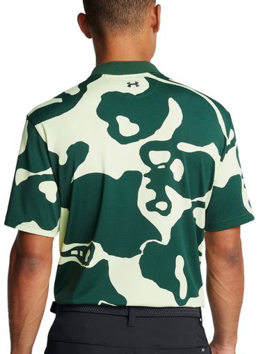 Поло тениска Under Armour Abstract Print Short Sleeve Performance Polo Shirt Зелено | 1387136-383, 1
