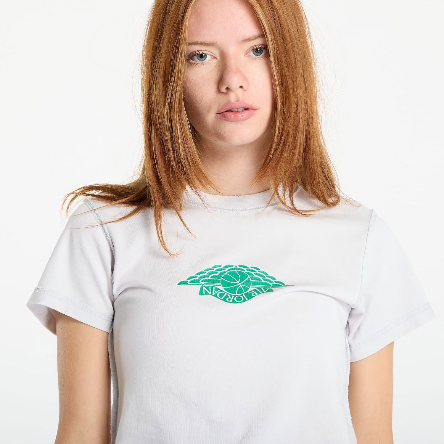 Съкратен топ Jordan Jordan Rare Air Crop T-Shirt Бяло | IH2484-006, 1