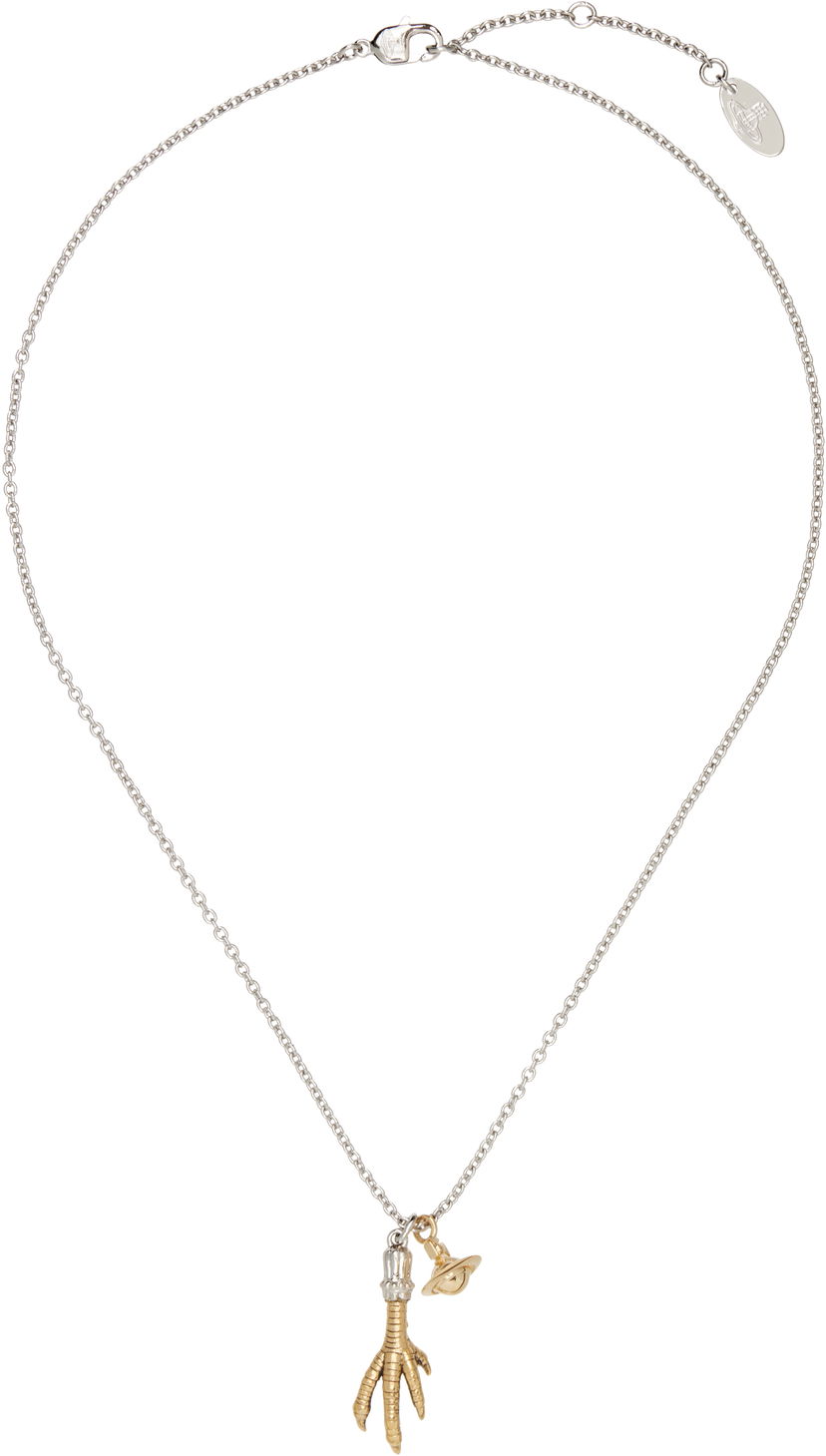 Колие Vivienne Westwood Joselita Chicken Foot Orb Charm Necklace Многоцветен | 630203H8-02R042-
