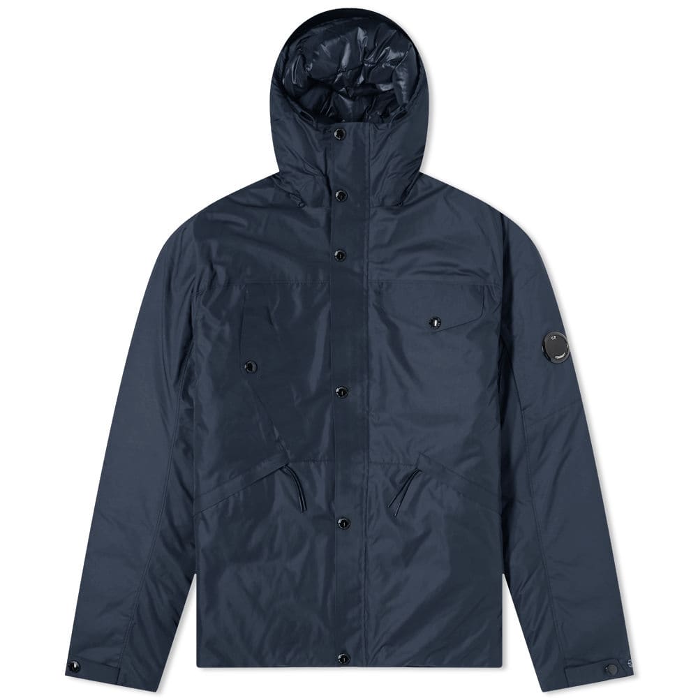 Пухо яке C.P. Company Arm Lens Micro-M Down Jacket Total Eclipse Тъмно синьо | 11CMOW013A-004275A-888, 0