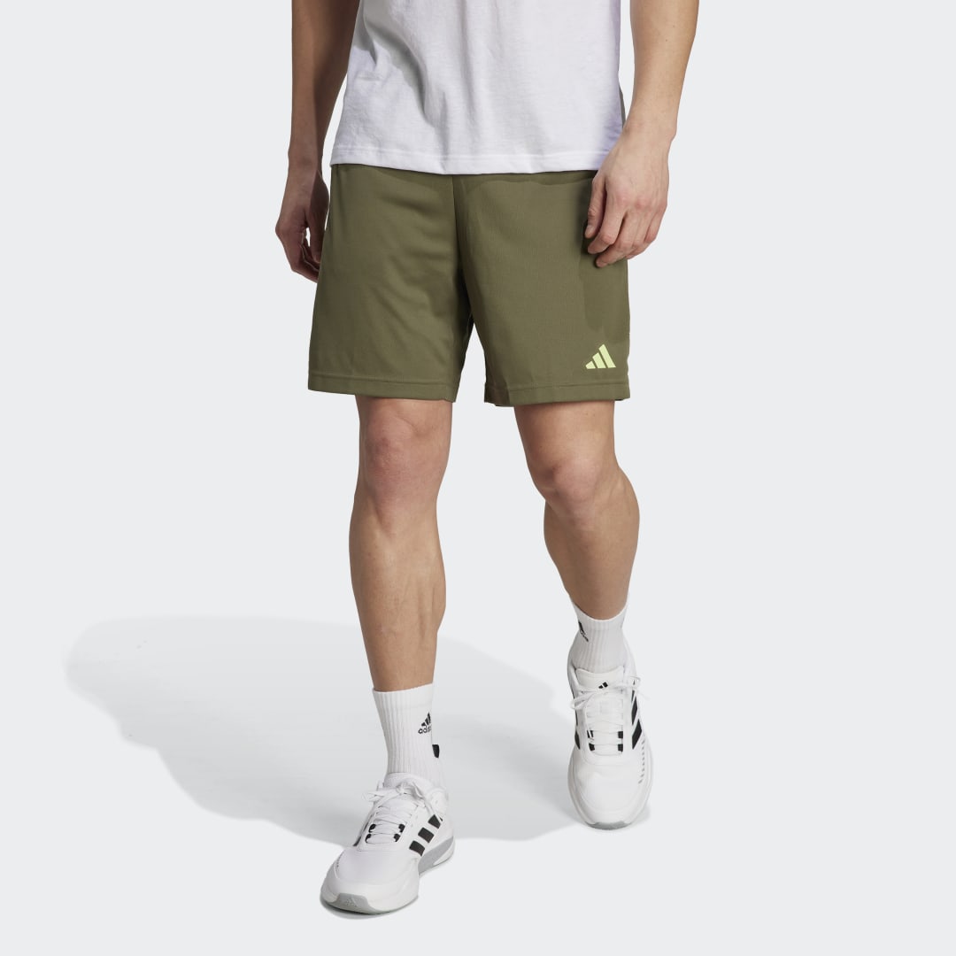 Къси панталони adidas Performance Train Essentials Seasonal Camo Shorts Зелено | IJ9615, 1