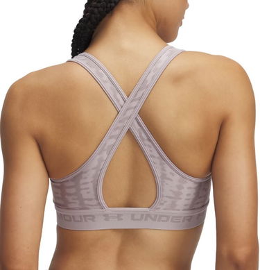 Сутиен Under Armour Under Armour Crossback Mid Print Sports Bra Сиво | 1361042-011, 1