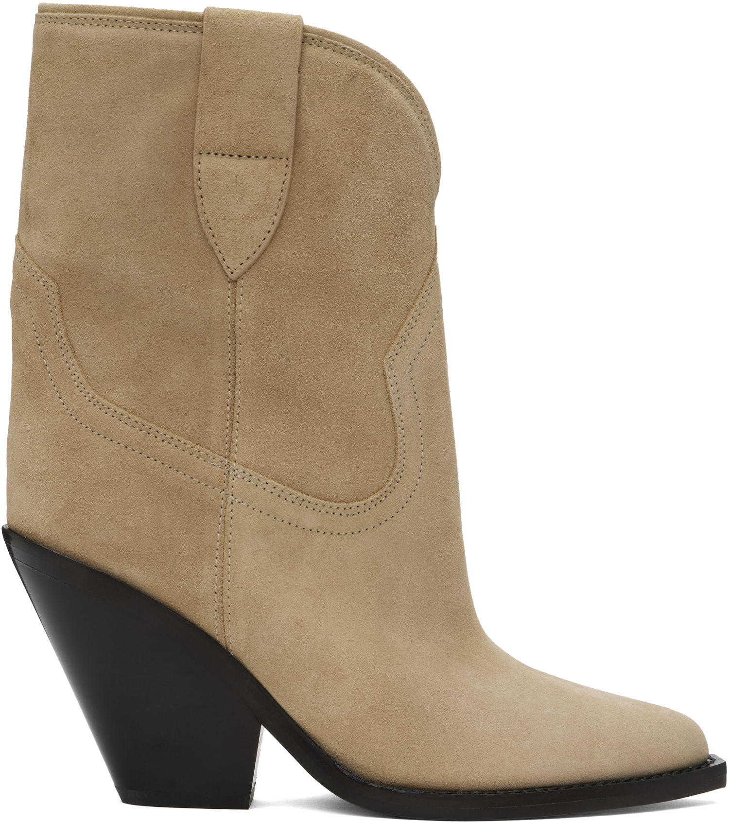 Кецове и обувки ISABEL MARANT Isabel Marant Leyane Suede Ankle Boots Бежово | 23PBO0004FA-A1A07S, 0