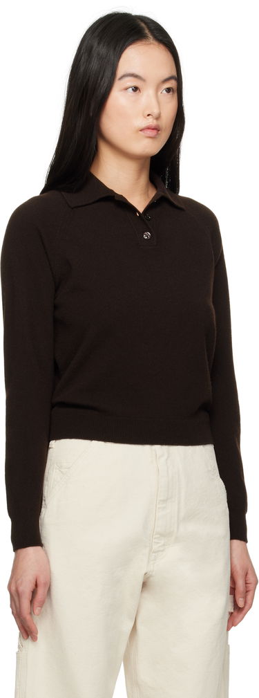 Пуловер Maison Margiela Maison Margiela Wool Polo Shirt Тъмно синьо | S51GL0053 M13090, 4